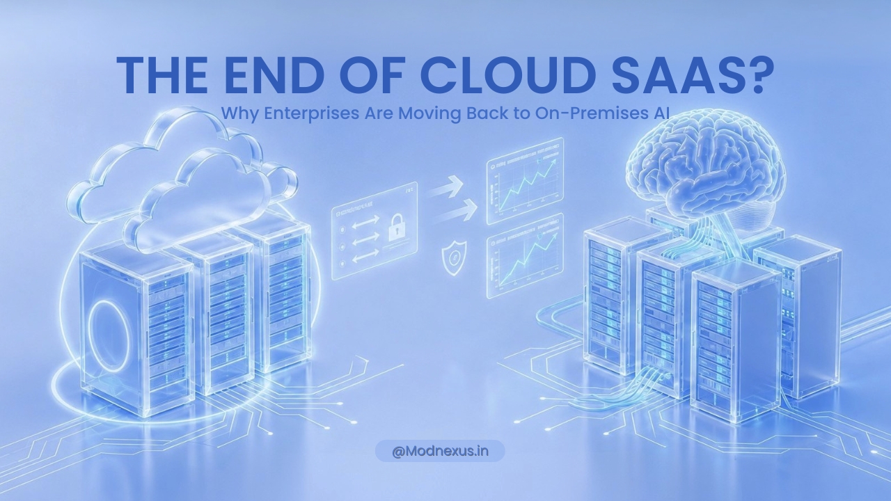 The End of Cloud SaaS? Why Enterprises Are Moving Back to On-Premises AI