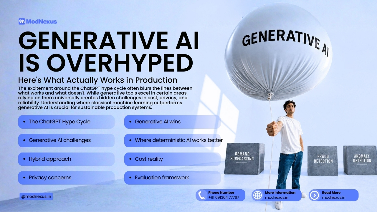 Generative AI is Overhyped; Here’s What Actually Works in Production